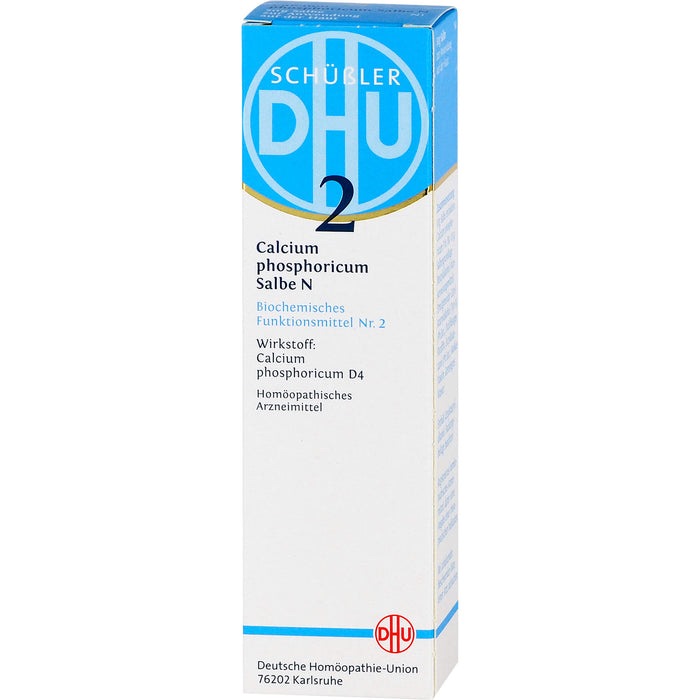 DHU Schüßler-Salz Nr. 2 Calcium phosphoricum D4 – Das Mineralsalz der Knochen und Zähne – das Original, 50 g Ointment