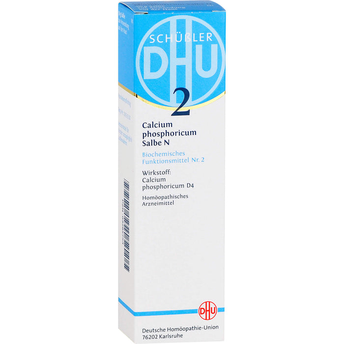 DHU Schüßler-Salz Nr. 2 Calcium phosphoricum D4 – Das Mineralsalz der Knochen und Zähne – das Original, 50 g Onguent