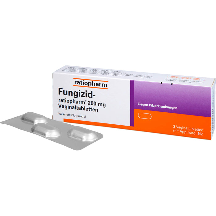 Fungizid-ratiopharm 200 mg Vaginaltabletten, 3 pcs. Tablets