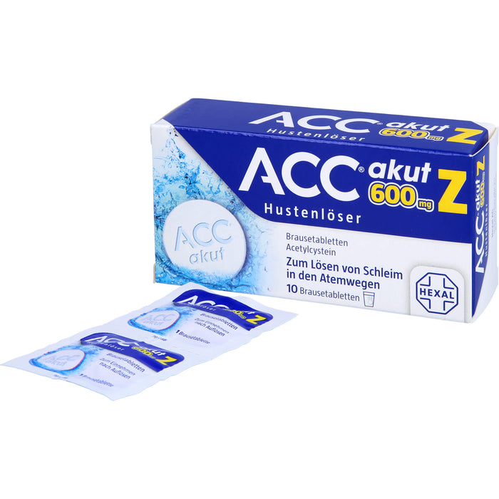 ACC akut 600 mg Z Hustenlöser Brausetabletten, 10 St. Tabletten