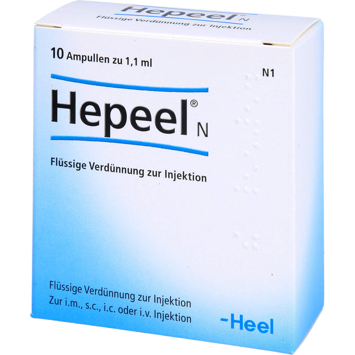 Hepeel N flüssige Verdünnung, 10 pc Ampoules