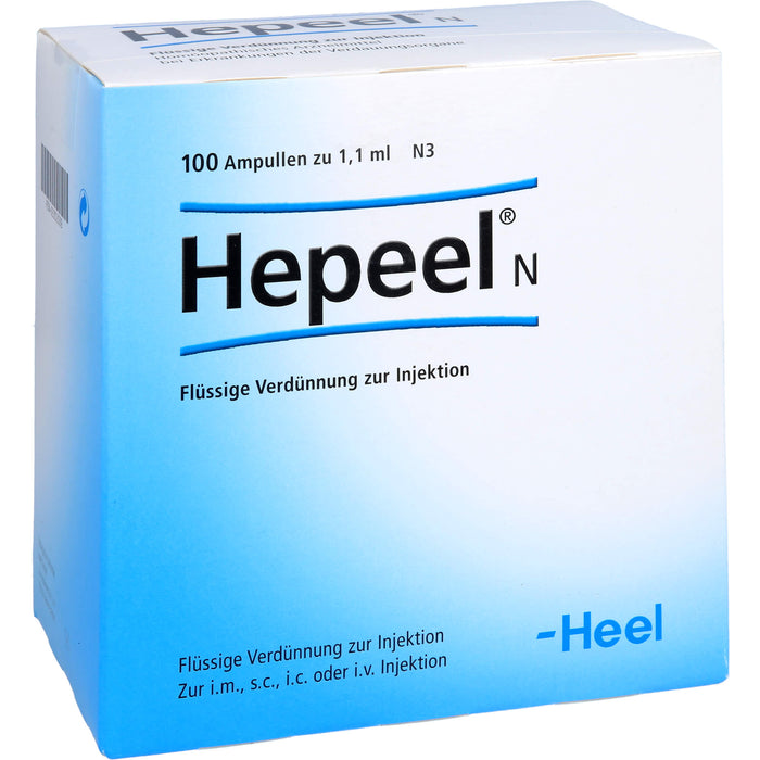 Hepeel N flüssige Verdünnung, 100 pc Ampoules