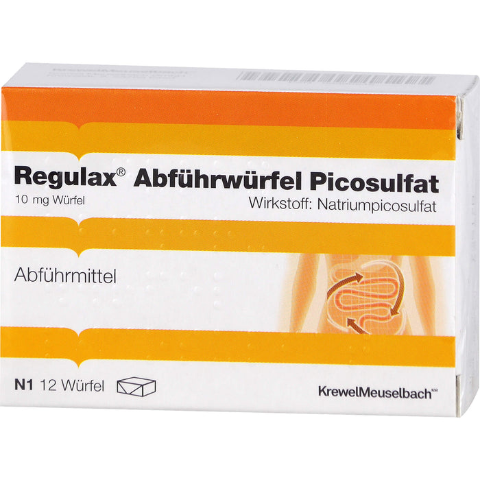 Regulax Abführwürfel Picosulfat, 12 St. Würfel