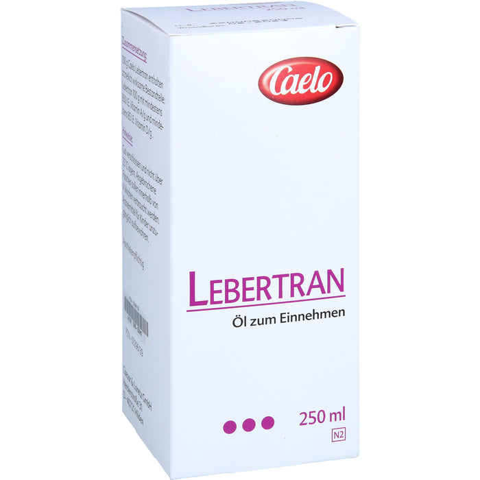 Caelo Lebertran, 250 ml Huile