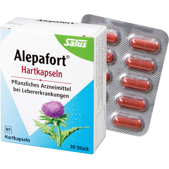 Salus Alepafort Hartkapseln bei Lebererkrankungen, 30 pc Capsules