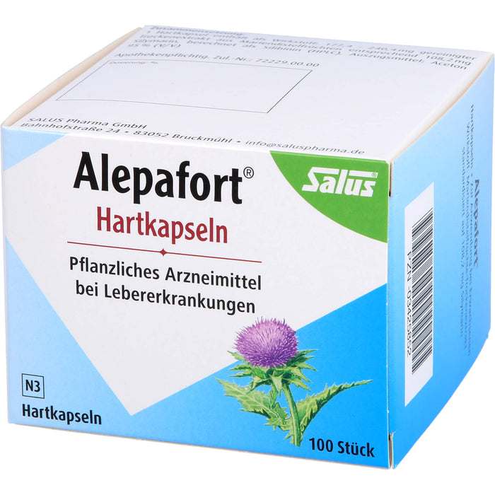 Salus Alepafort Kapseln bei Lebererkrankungen, 100 St. Kapseln