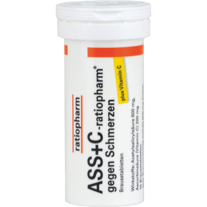 ASS+C-ratiopharm Brausetabletten gegen Schmerzen, 20 St. Tabletten