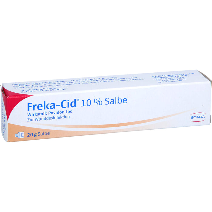 Freka-Cid 10 % Salbe zur Wunddesinfektion, 20 g Salbe