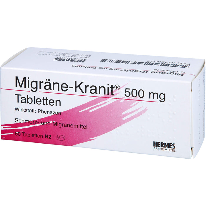 Migräne-Kranit 500 mg Tabletten, 50 pcs. Tablets