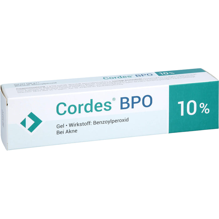 Cordes BPO 10% Akne Gel, 100 g Gel