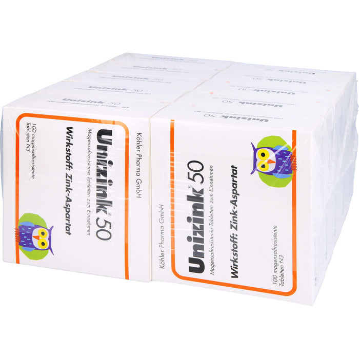 Unizink 50 Tabletten, 1000 St. Tabletten