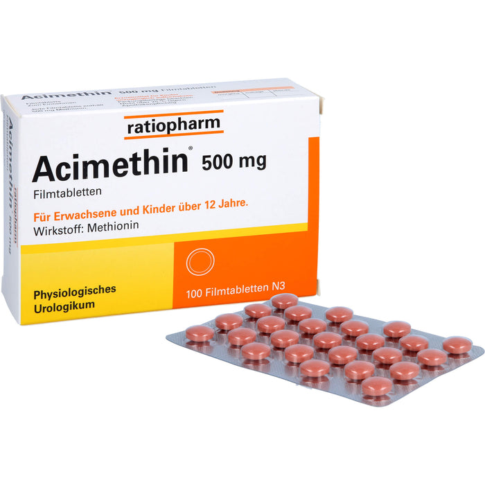 Acimethin 500 mg Filmtabletten physiologisches Urologikum, 100 pc Tablettes