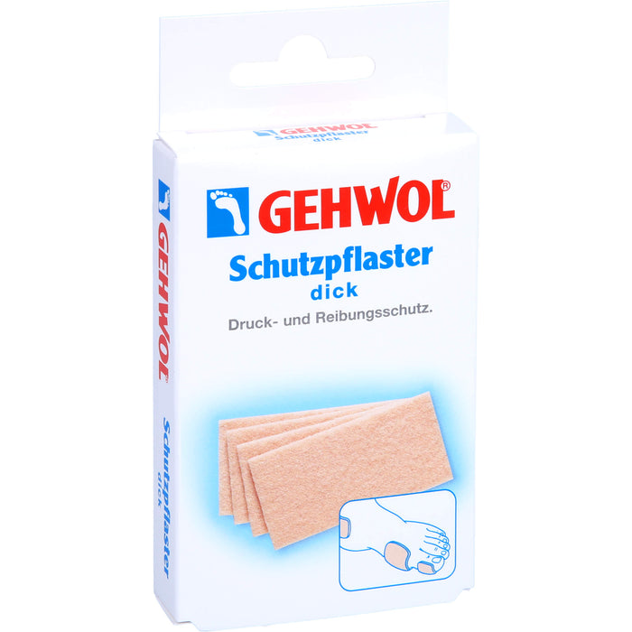 GEHWOL SCHUTZPFLASTER DICK, 4 pcs. Patch