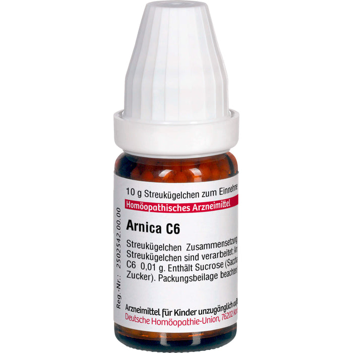 DHU Arnica C 6 Streukügelchen, 10 g Globuli