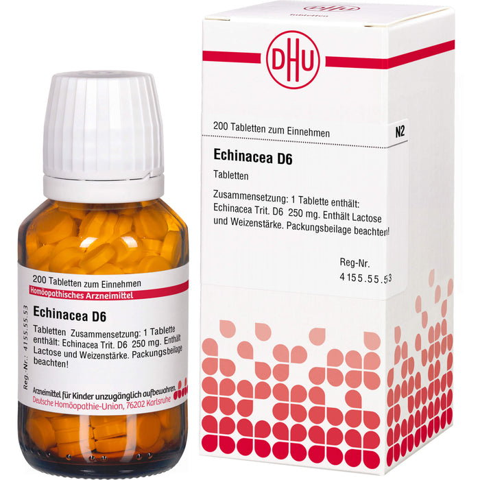 DHU Echinacea D6 Tabletten, 200 St. Tabletten