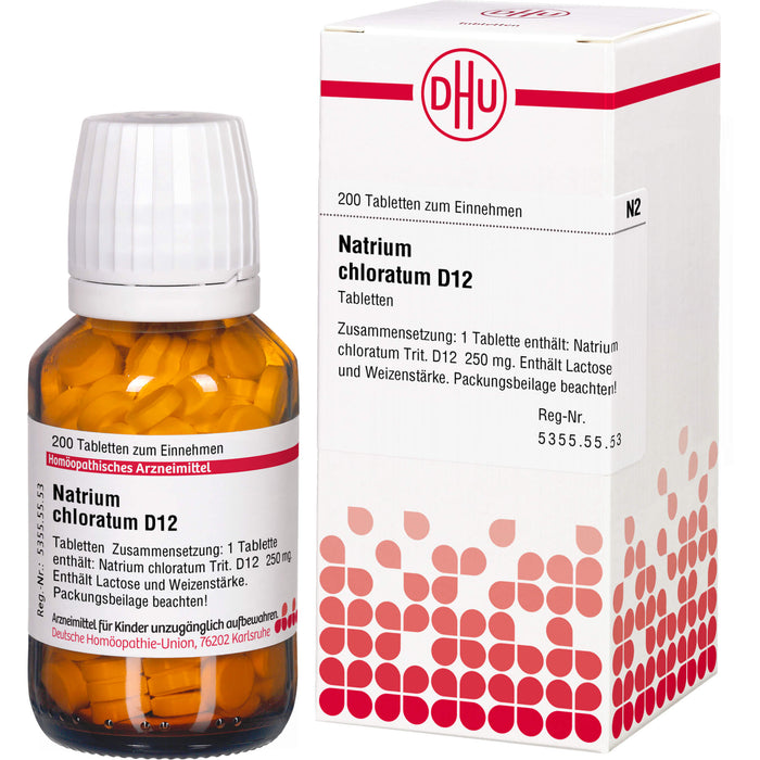 DHU Natrium chloratum D12 Tabletten, 200 St. Tabletten