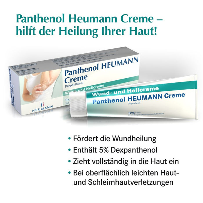 Panthenol Heumann Creme Wund- und Heilcreme, 20 g Crème