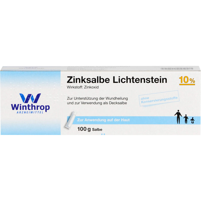 Zinksalbe Lichtenstein 10 %, 100 g Salbe