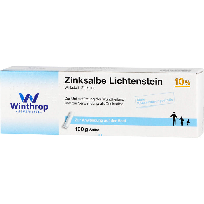 Zinksalbe Lichtenstein 10 %, 100 g Salbe