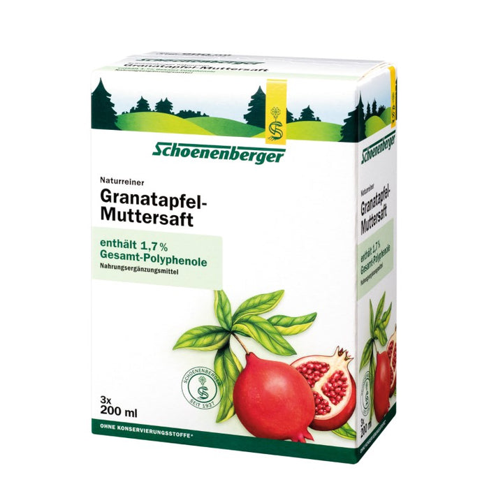 Schoenenberger Naturreiner Granatapfel-Muttersaft, 600 ml Solution