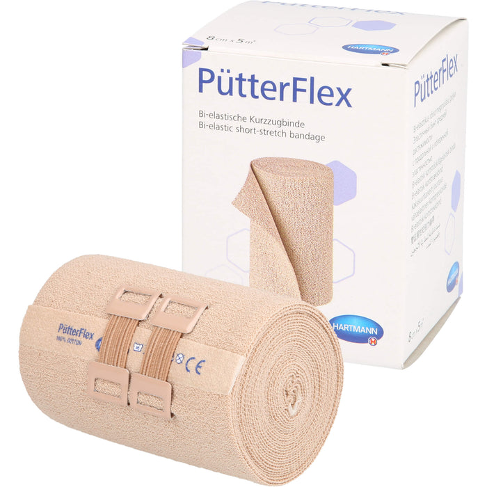 Pütter Flex Binde 8 cm x 5 m, 1 pcs. Pack