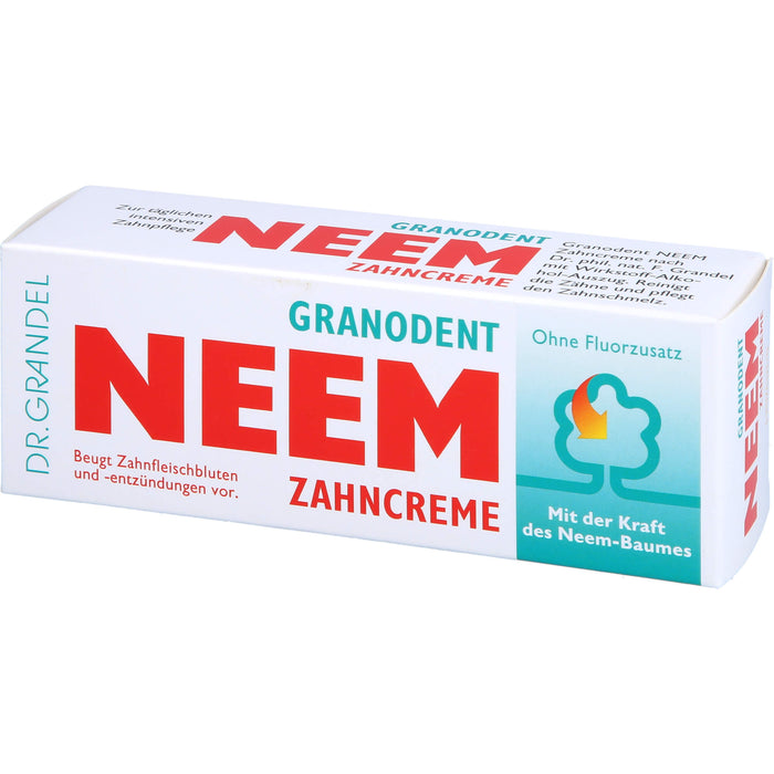 DR:GRANDEL Granodent NEEM Zahncreme ohne Fluorzusatz, 50 ml Toothpaste