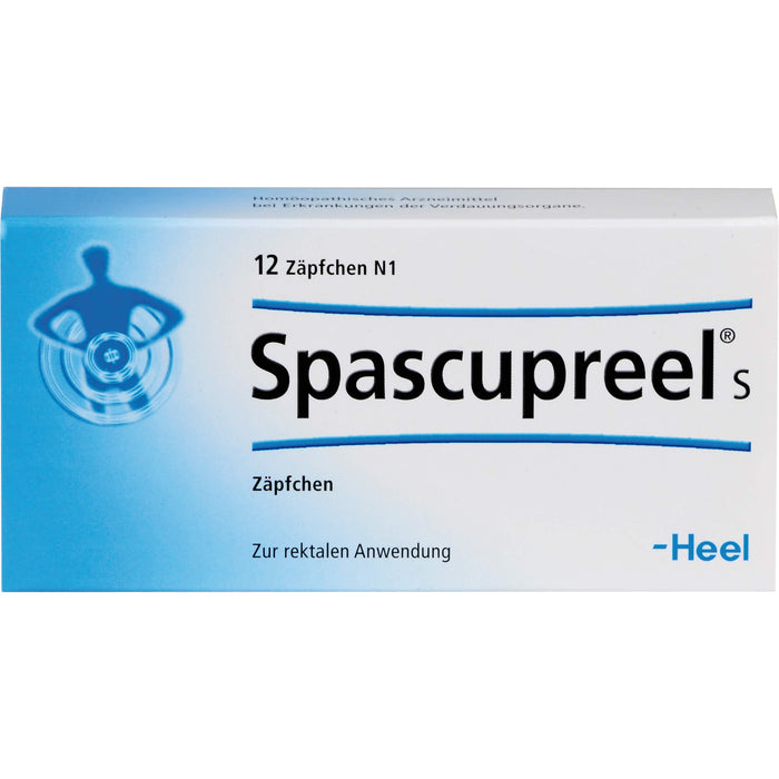 Spascupreel S Zäpfchen, 12 pc Suppositoires