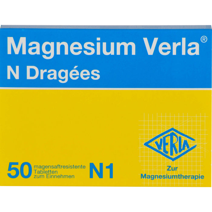 Magnesium Verla N Dragees, 50 St. Tabletten