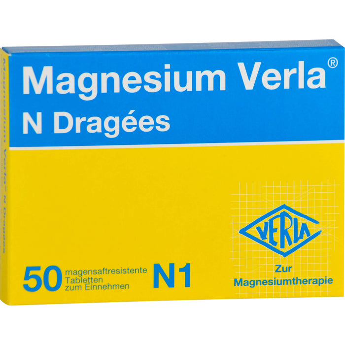 Magnesium Verla N Dragees, 50 St. Tabletten