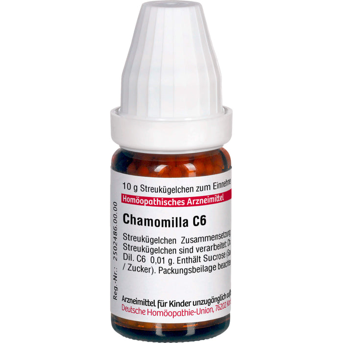 DHU Chamomilla C6 Streukügelchen, 10 g Globules