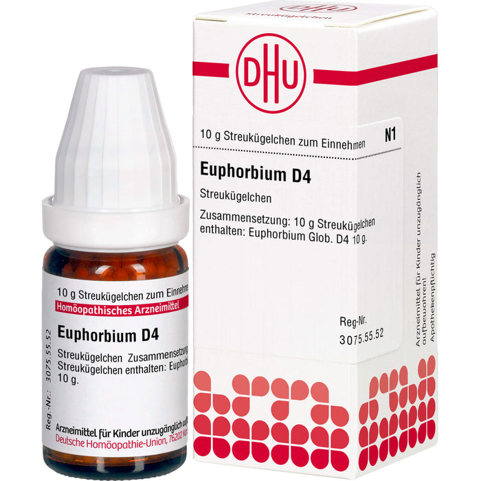 DHU Euphorbium D4 Streukügelchen, 10 g Globules