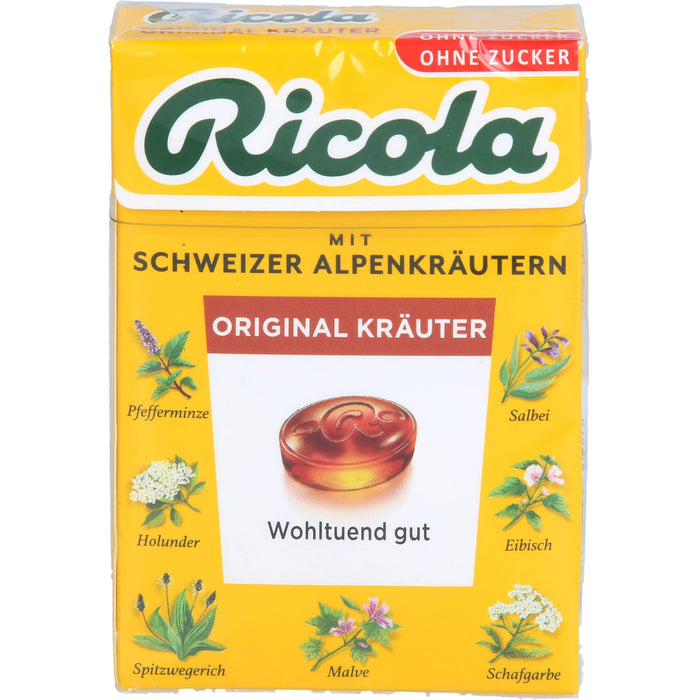 Ricola oZ Box Kräuter, 50 g Bonbons