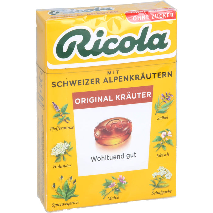 Ricola oZ Box Kräuter, 50 g Bonbons