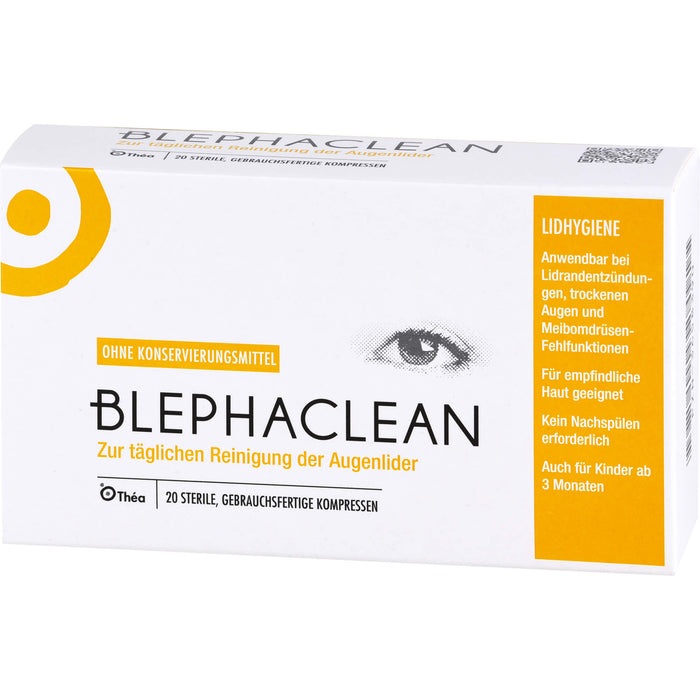 BLEPHACLEAN sterile Kompressen zur Lidreinigung, 20 pcs. Compresses