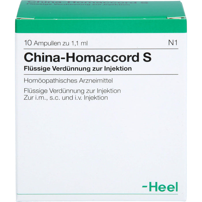 China-Homaccord S flüssige Verdünnung, 10 pc Ampoules