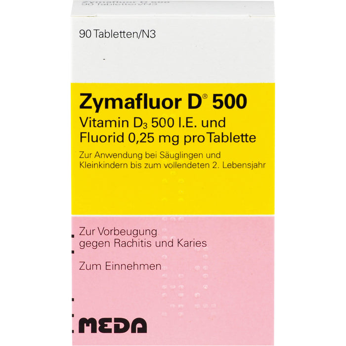 Zymafluor D 500 Tabletten, 90 pc Tablettes