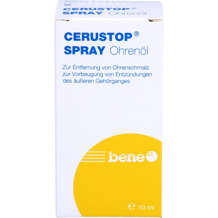 bene Cerustop Spray Ohrenöl, 10 ml Lösung