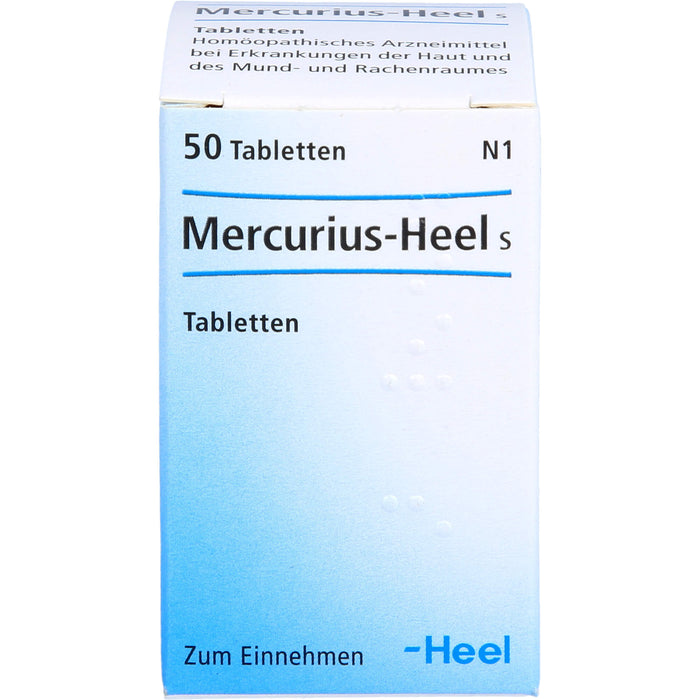 Mercurius-Heel S Tabletten bei Erkrankungen der Haut und des Mund- und Rachenraumes, 50 pcs. Tablets