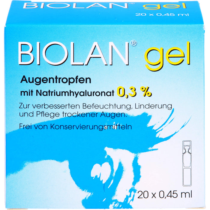 Biolan gel Augentropfen, 20X0.45 ml ATR