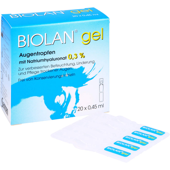 Biolan gel Augentropfen, 20X0.45 ml ATR