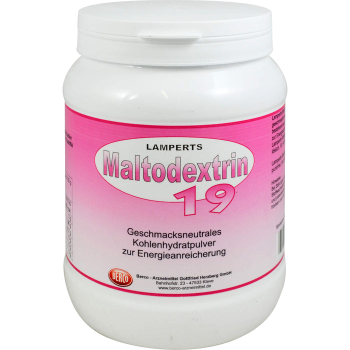 LAMPERTS Maltodextrin 19 Kohlenhydratpulver, 850 g Powder