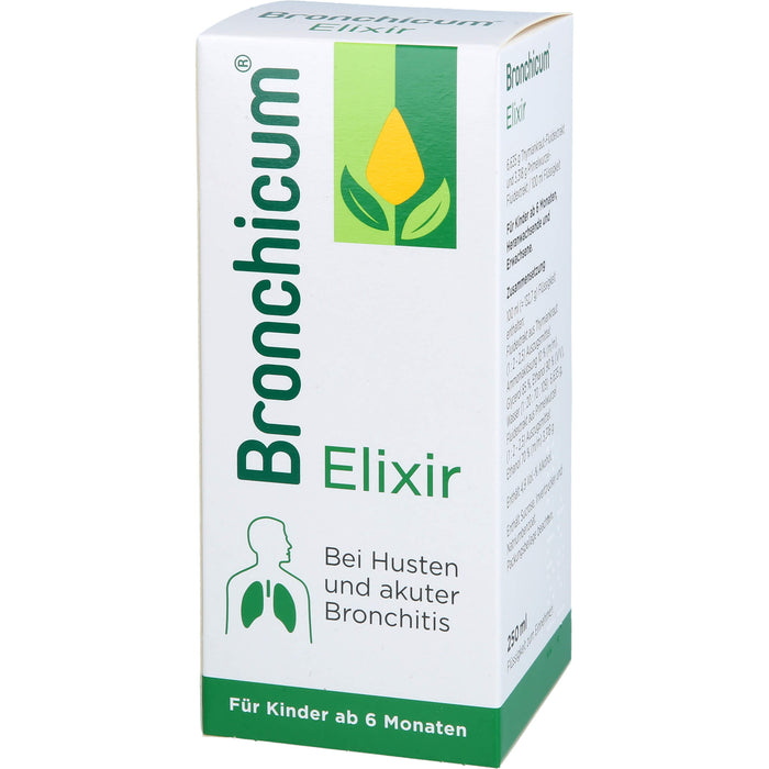 Bronchicum Elixir bei Husten und akuter Bronchitis, 250 ml Solution