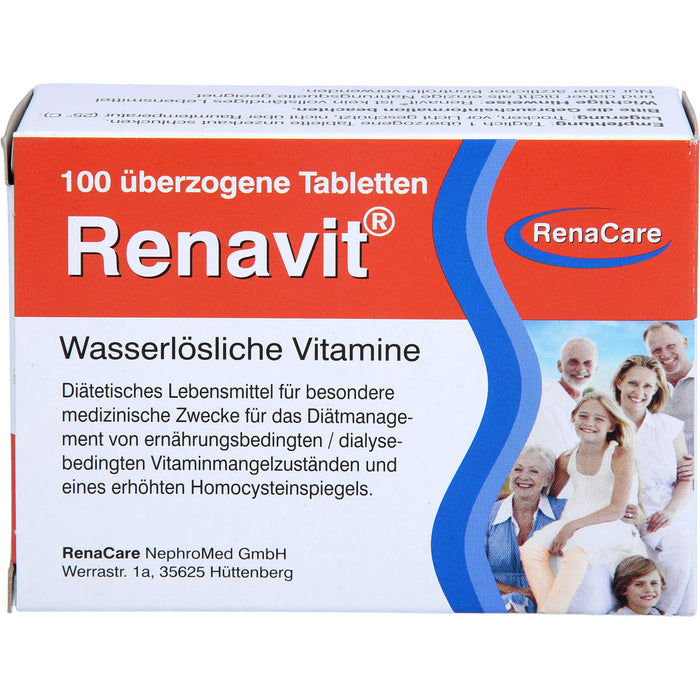 Renavit Tabletten wasserlösliche Vitamine, 100 pc Tablettes