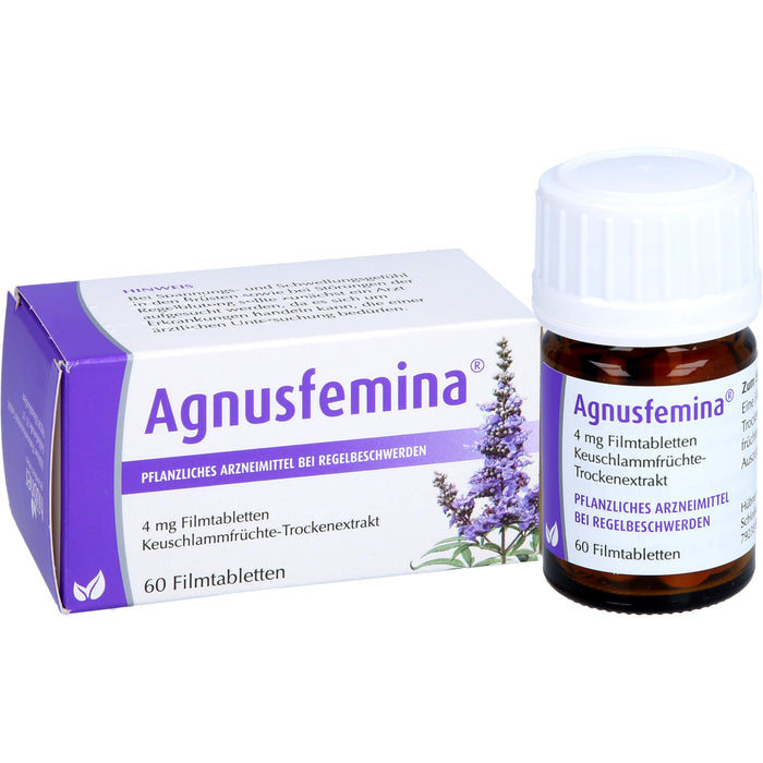 Agnusfemina 4 mg Filmtabletten bei Regelbeschwerden, 60 pcs. Tablets