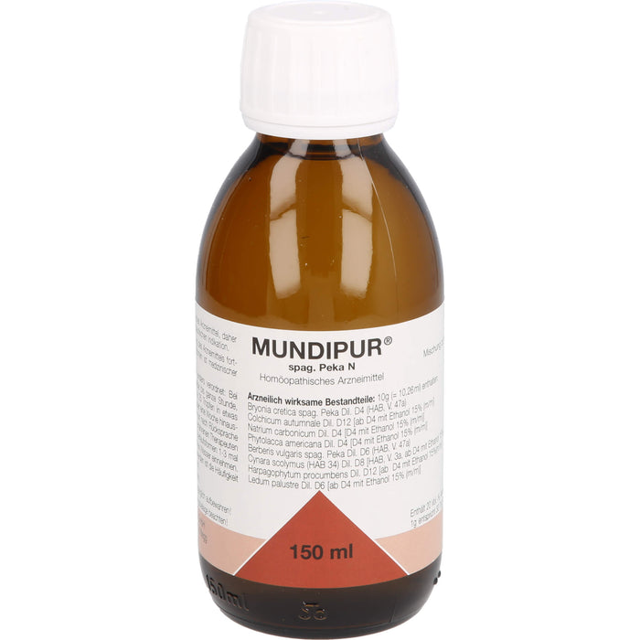 Mundipur spag. Pekana N Saft, 150 ml Lösung