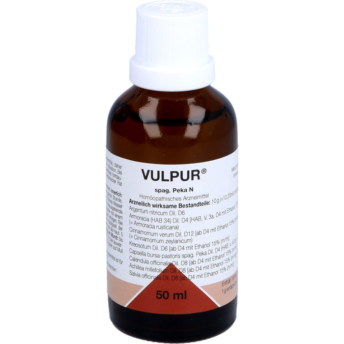 VULPUR spag. Peka N Mischung, 50 ml Lösung