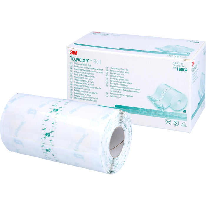 3M Tegaderm Roll 10 cm x 10 m Transparentverband unsteril, 1 pcs. Patch