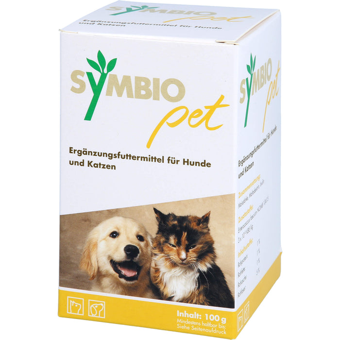 SymbioPet Pulver für Hunde und Katzen, 100 g Powder