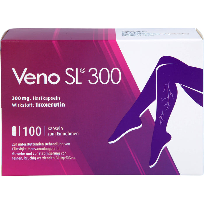 Veno SL 300 Hartkapseln bei Flüssigkeitsansammlungen im Gewebe, 100 pc Capsules