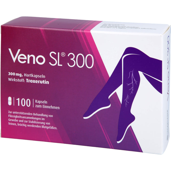 Veno SL 300 Hartkapseln bei Flüssigkeitsansammlungen im Gewebe, 100 pcs. Capsules